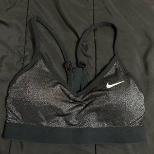 Nike Adjustable Glitter Sports Bra